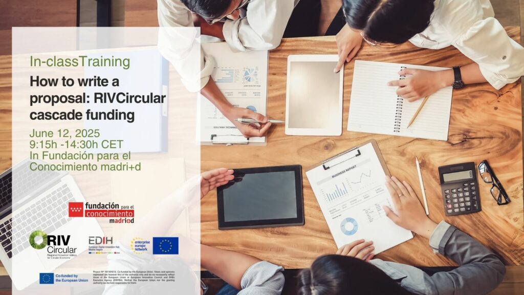 How to write a proposal: RIVCircular cascade funding (JUNE 12 – SPANISH SESSION)